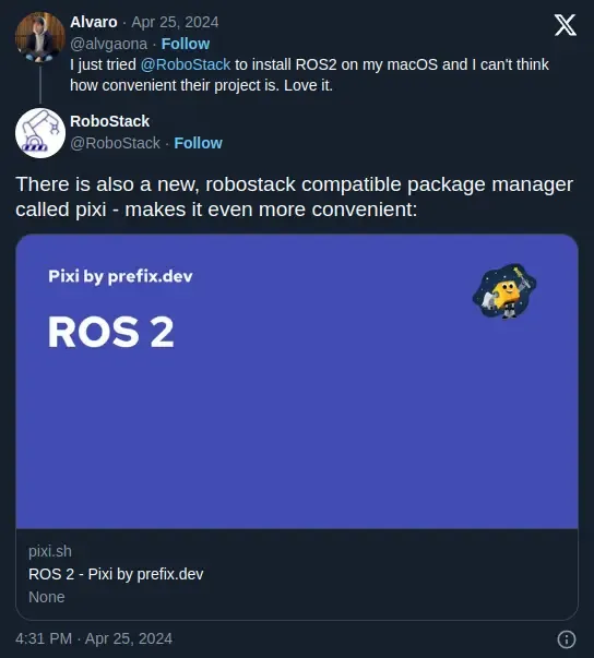 RoboStack Comment